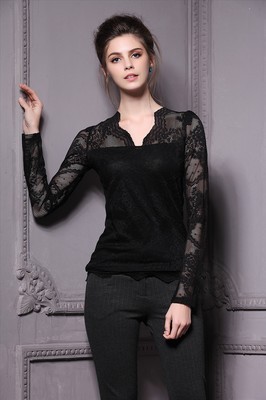 金衣國際 一站式歐洲站深圳精品女裝批發，秋冬打底衫與蕾絲衫領航時尚